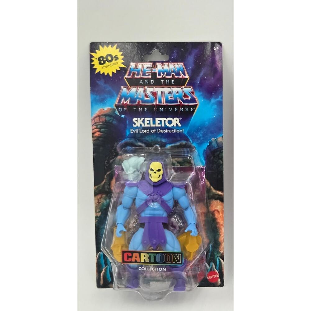 MOTU Origins Cartoon Collection Skeletor Figure Mattel Retro Card